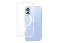 PanzerGlass HardCase Transparent w. White MagSafe iPhone 16 Beskyttelsescover Transparent Apple iPhone 16