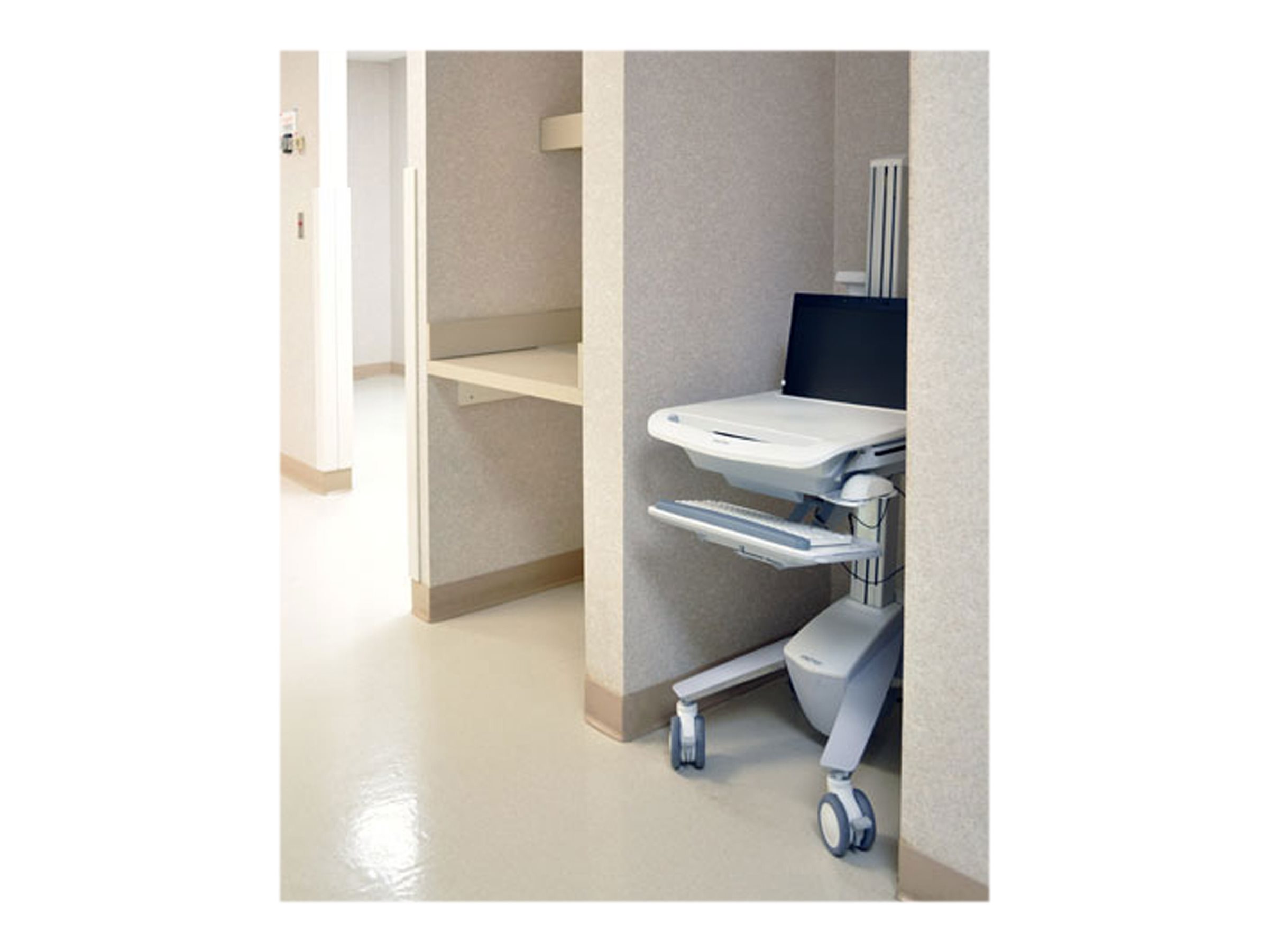 Ergotron StyleView sv40 cart Constant Force Technology for notebook / keyboard / mouse / Product shot Right-angle 80000