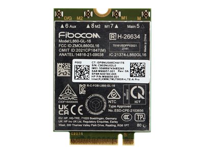 0197192887684 - Intel XMM 7560 R+ - Drahtloses Mobilfunkmodem - 4G LTE Advanced Pro - M2 Card - 150 Mbps - fÃ¼r EliteBook 64X G10 65X G10 83X G10 84X G10 86X G10