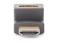 Startech Down Angle HDMI 2.0 Adapter, 90-Degree HDMI Port Saver, M/F - HDMI adapter