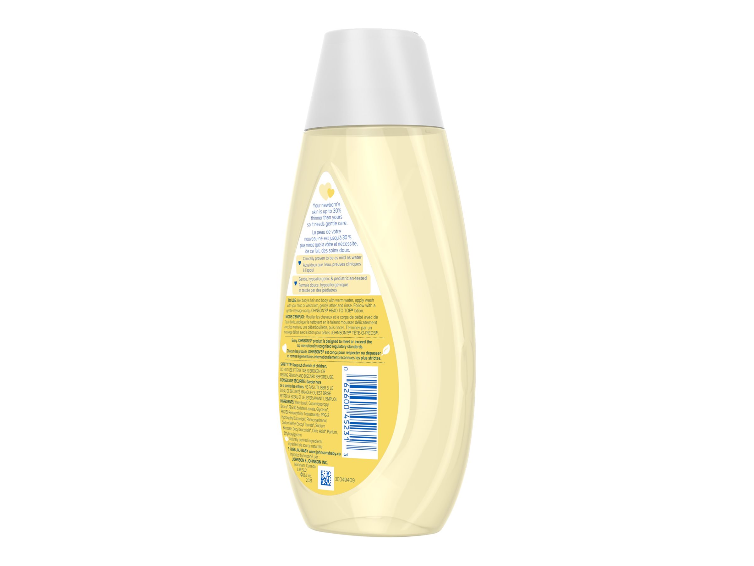 Johnson's Head-To-Toe Baby Body Wash / Shampoo - 400ml