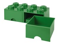 LEGO Friends Storage Brick 8 Opbevaringsboks Mørkegrøn