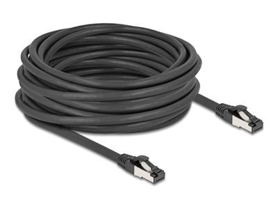 DELOCK RJ45 Netzwerkkabel Cat.8.1 S/FTP 10m-40Gbps schwarz Netzwerkkabel