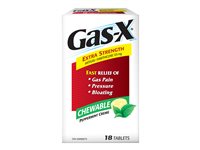 Gas-X Extra Strength Antigas Tablets - 18s