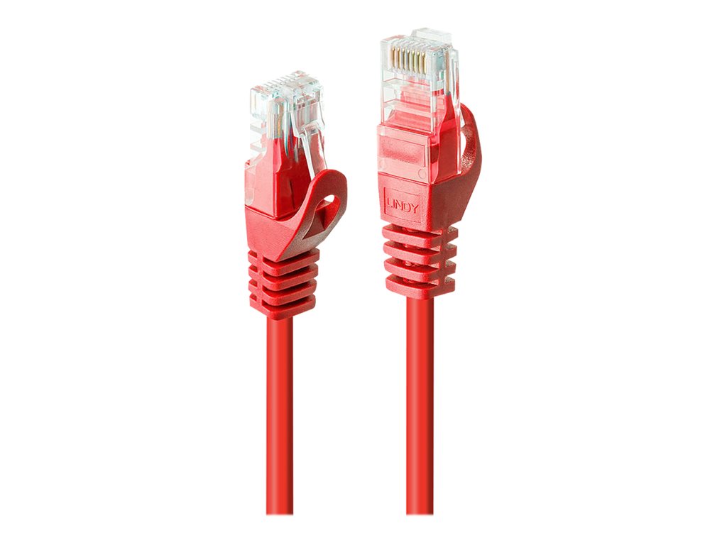 LINDY Basic Cat.6 U/UTP Cable Red 7.5m