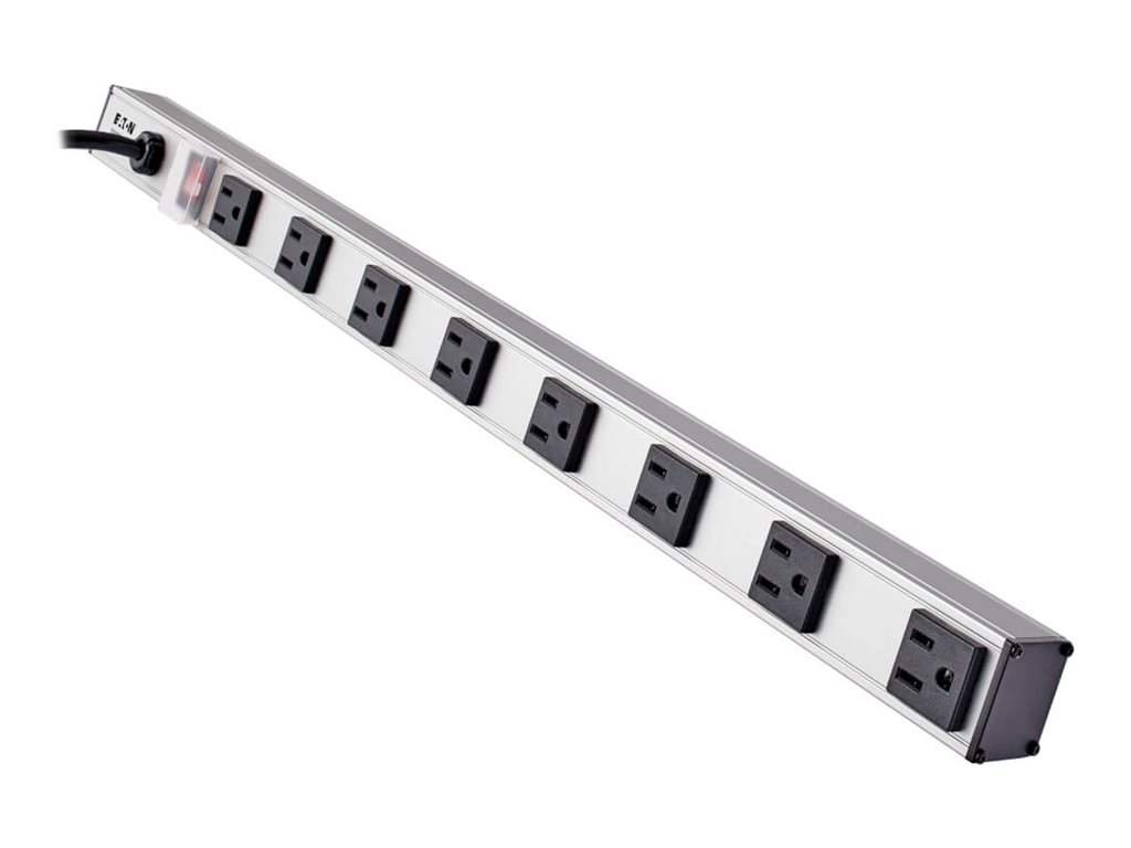 Tripp Lite Power Strip 120V 5-15R 8 Outlet 15' Cord Vertical Metal 0URM