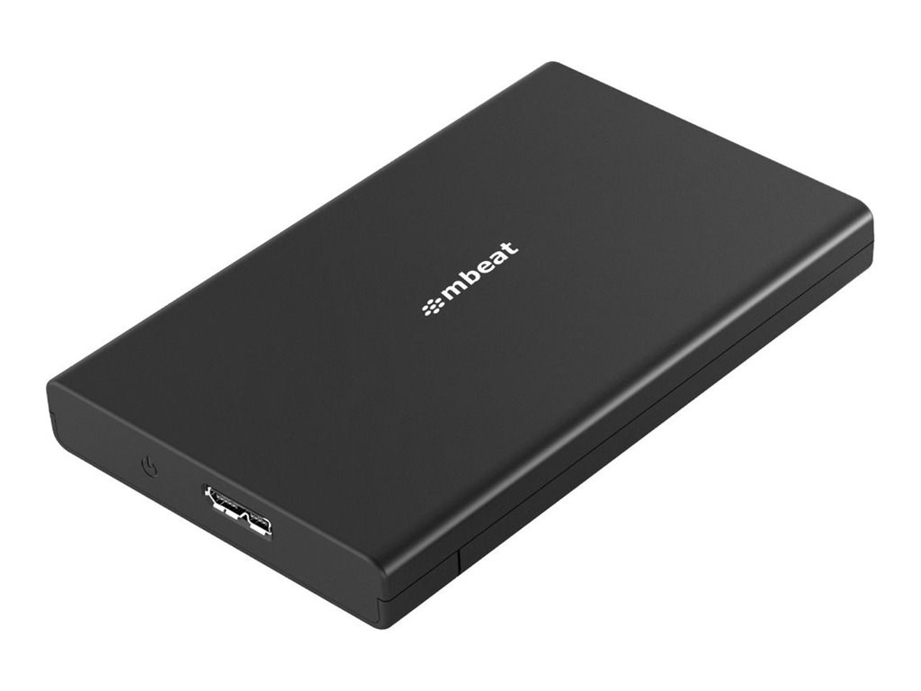 mbeat A2 storage enclosure SATA 5Gb/s USB Product shot Left-angle 79600