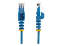 Startech 50cm Slim LSZH CAT6 Ethernet Cable, 10 Gigabit Snagless RJ45 100W PoE Patch Cord, CAT 6 10GbE UTP Network Cable w/St