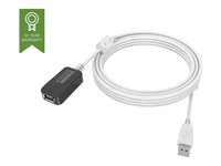 Vision Techconnect USB 2.0 USB forlængerkabel 5m Hvid
