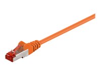 MicroConnect CAT 6 Foldet uskærmet snoet par (F/UTP) 25cm Netværkskabel Orange
