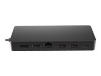 HP Universal USB-C Multiport Hub - Docking station - USB-C - HDMI, DP - for OMEN by HP Laptop 16; Victus by HP Laptop 15, 16; Laptop 14, 15; Pro x360
