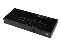 StarTech.com 2x2 HDMI Matrix er - 4K UltraHD HDMI    ing, Auto-Sensing and Serial Control (VS222HD4K) Video-/audioswitch HDMI