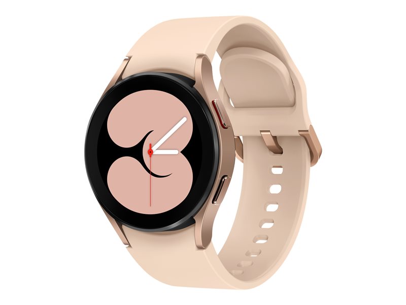 Samsung Galaxy Watch4 - guldrosa - smart klocka med sportband - rosa - 16 GB