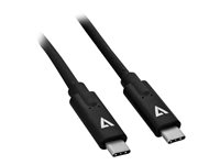V7 USB Type-C kabel 1m Sort