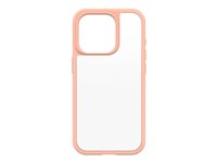 OtterBox React Series Beskyttelsescover Til mobiltelefon Peach perfect (peach) Polykarbonat Termoplastisk elastomer (TPE) Apple iPhone 15 Pro