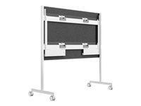Steelcase Roam Collection cart - for interactive whiteboard - artic white, Microsoft grey