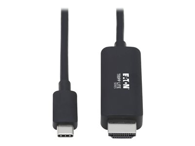 Tripp Lite USB C to HDMI Adapter Cable 4K, 4:4:4 Thunderbolt 3 Black 3ft