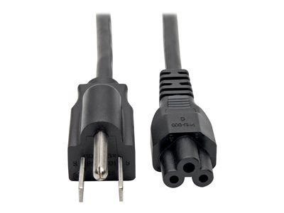 Tripp Lite 3ft Laptop / Notebook Power Cord Cable 5-15P to C5 10A 18AWG 3'