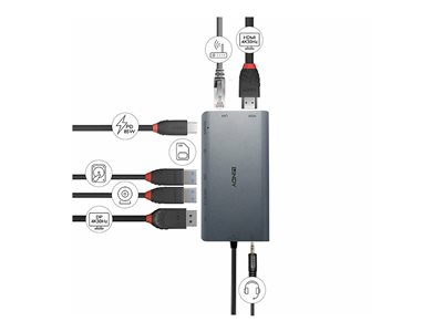 LINDY 43323, Kabel & Adapter USB Hubs, LINDY USB 3.2 C 43323 (BILD3)