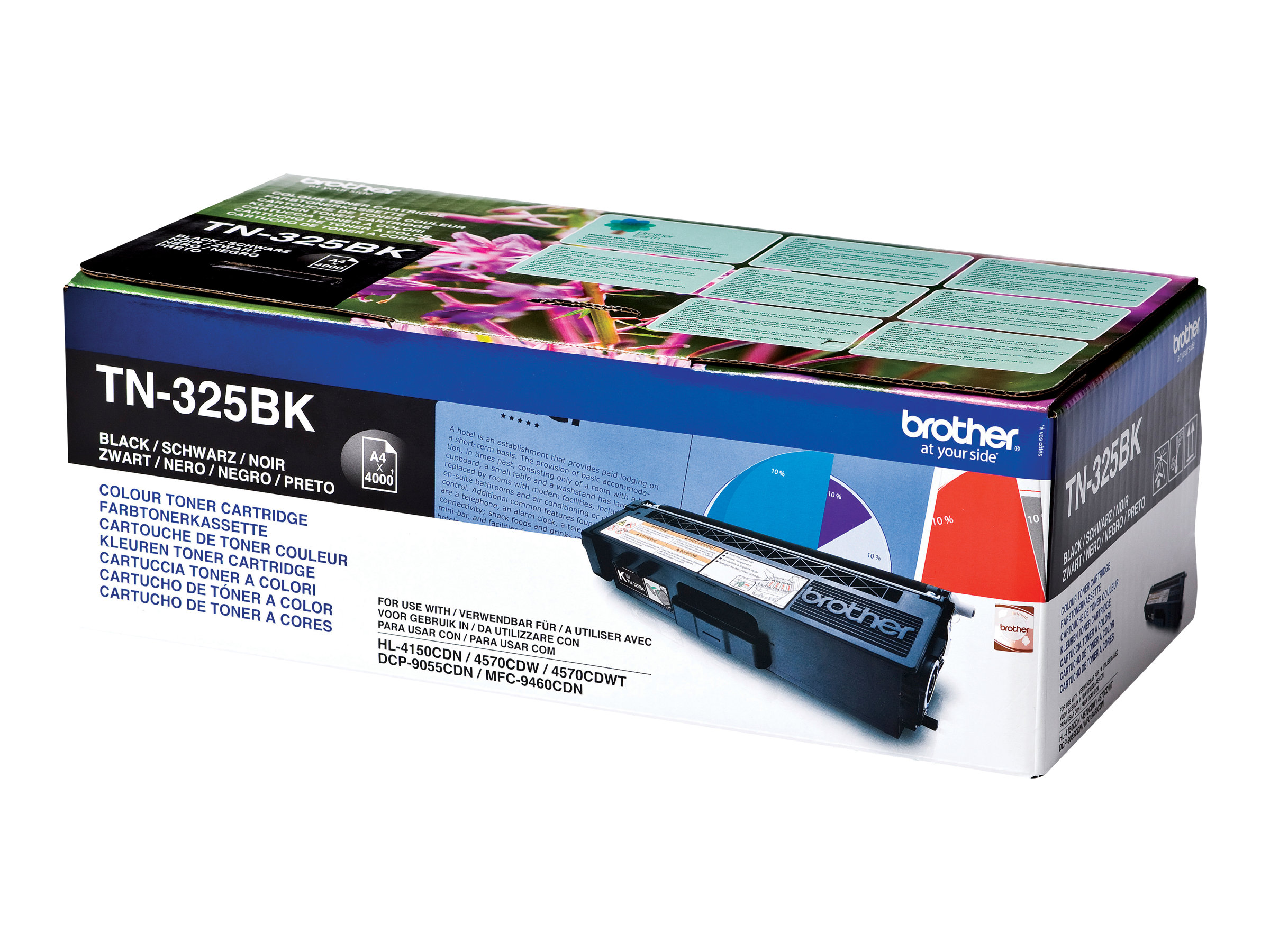 Brother Tn325bk High Yield Black Original Toner Cartridge