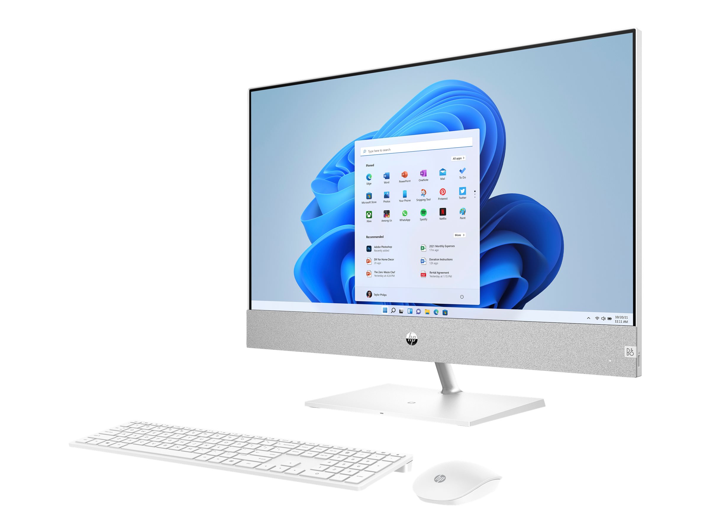 hp pavilion 27 monitor with b&o play speaker