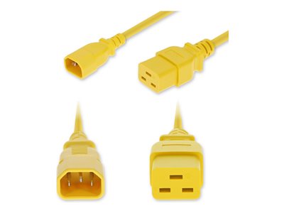 AddOn - Power cable - IEC 60320 C14 to IEC 60320 C19