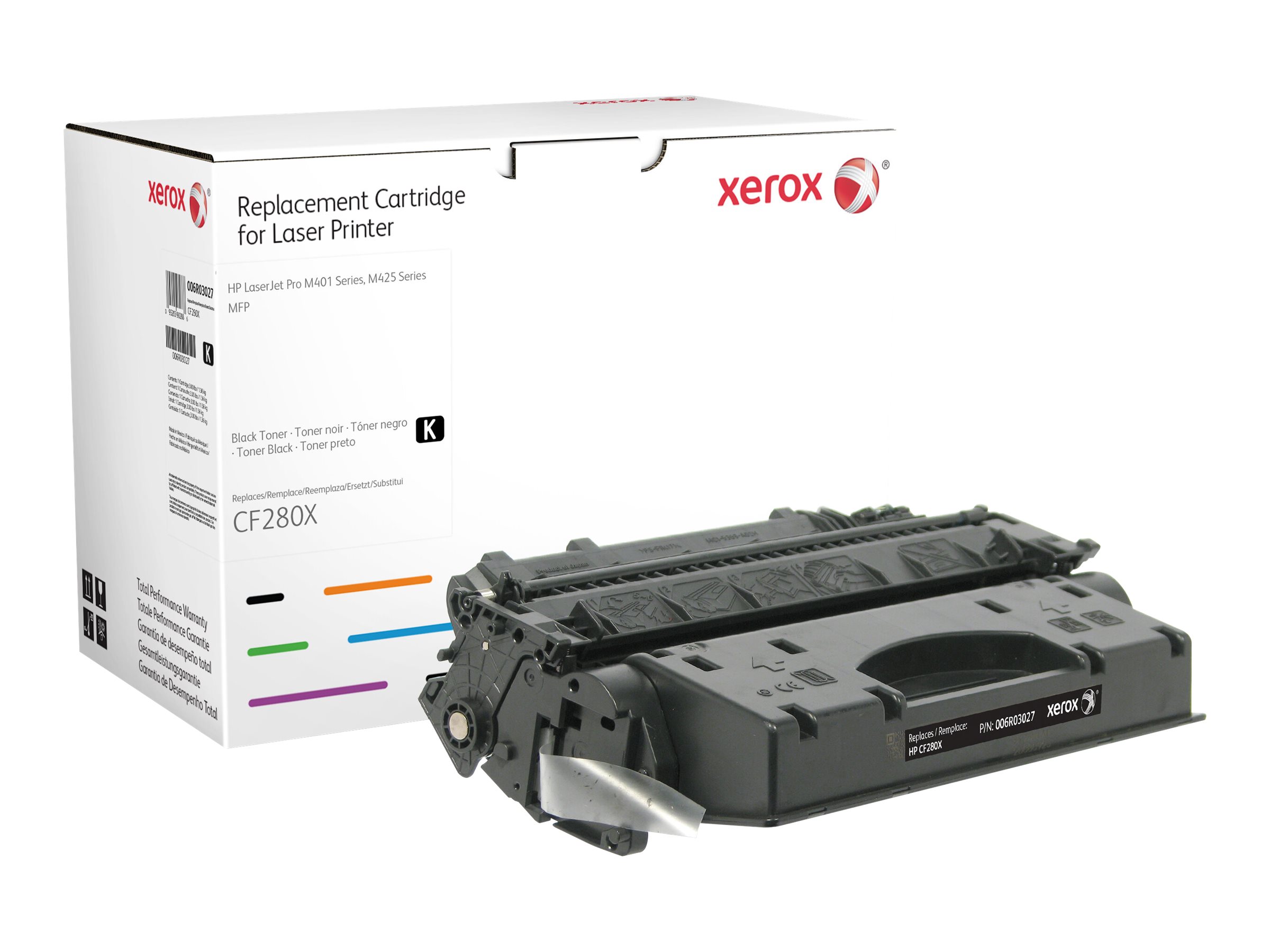 An image of Xerox - black - compatible - toner cartridge (alternative for: HP CF280X)