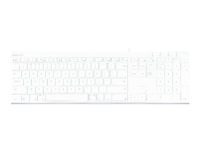 110KEY USB SCISSOR KEYS WHITEKEYBOARD FOR APPLE MAC