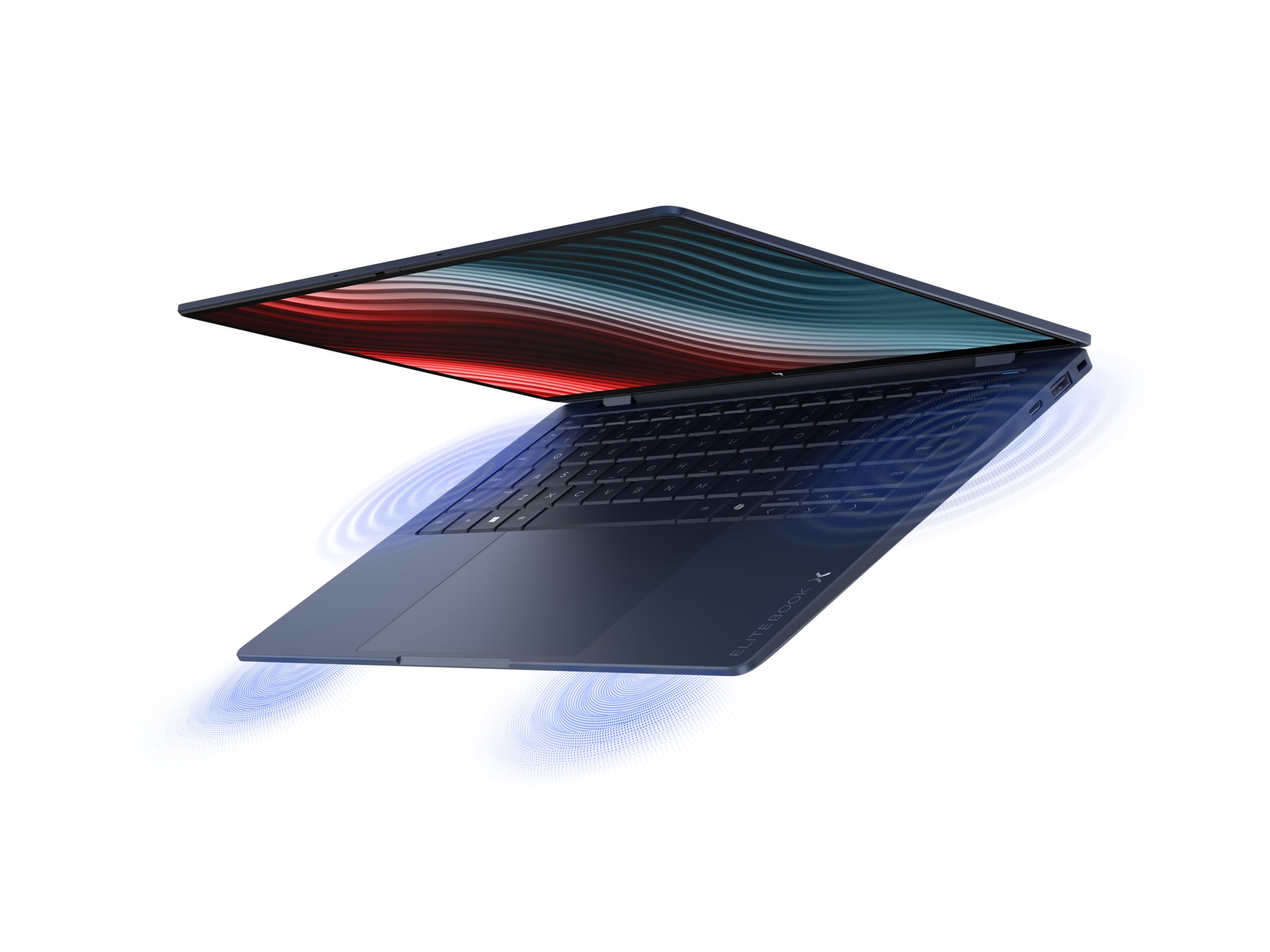 HP EliteBook X G2a Notebook Next Gen AI Copilot+ PC 14 AMD Ryzen AI 5 435 32 GB RAM Product shot Right-angle 80001