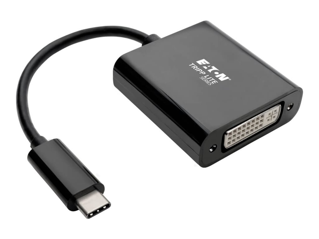 Tripp Lite USB-C to DVI Adapter Converter, USB 3.1 Gen 1, Thunderbolt 3, 1080p