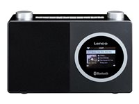 Lenco DIR-70 Netværksaudioafspiller 3Watt Sort