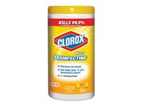 Clorox Disinfecting Cleaning Wipes - Lemon - 75s