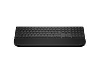 HP 580K - keyboard - dual mode, 3-zone layout, multi-device, low profile key travel full size - UK - black Input Device