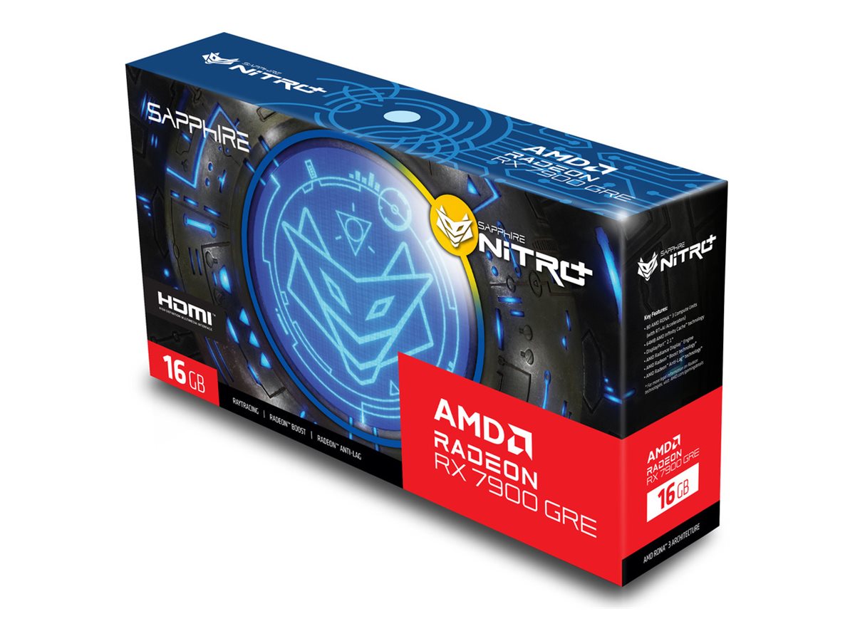 グラフィックボード・グラボ・ビデオカード NITRO+ Radeon RX 7900 GRE GAMING OC 16GB SAPPHIRE NITRO+ Radeon RX 7900 GRE GAMING OC 16GB GDDR6