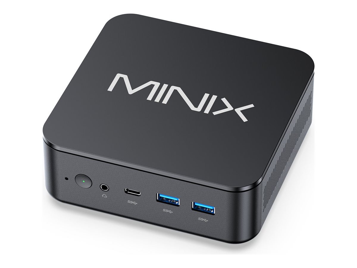MiniX NGC NR660 LP mini PC Ryzen 5 6600H 3.3 GHz 16 GB SSD 512 Product shot Right-angle 79850
