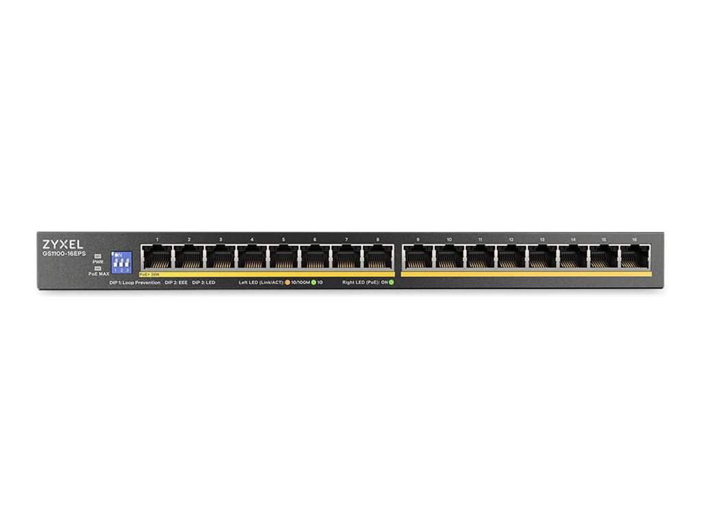 Zyxel GS1100-16EPS - Switch