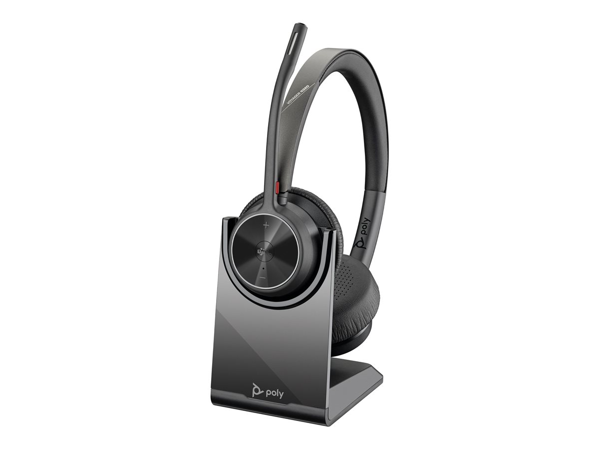 Poly Voyager 4320-M Microsoft Teams Certified Headset +BT700 dongle +Charging Stand – foto 2