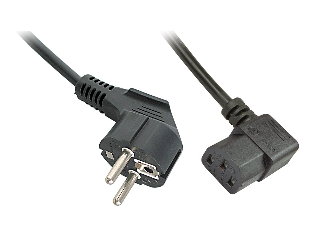 LINDY 5m IEC Mains lead angled