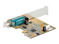 StarTech.com PCI Express Serial Card, PCIe to RS232 (DB9) Serial Interface Card, PC Serial Card with 16C1050 UART, Standard or Low Profile Brackets, COM Retention, For Windows & Linux - PCIe to DB9 Card (11050-PC-SERIAL-CARD)