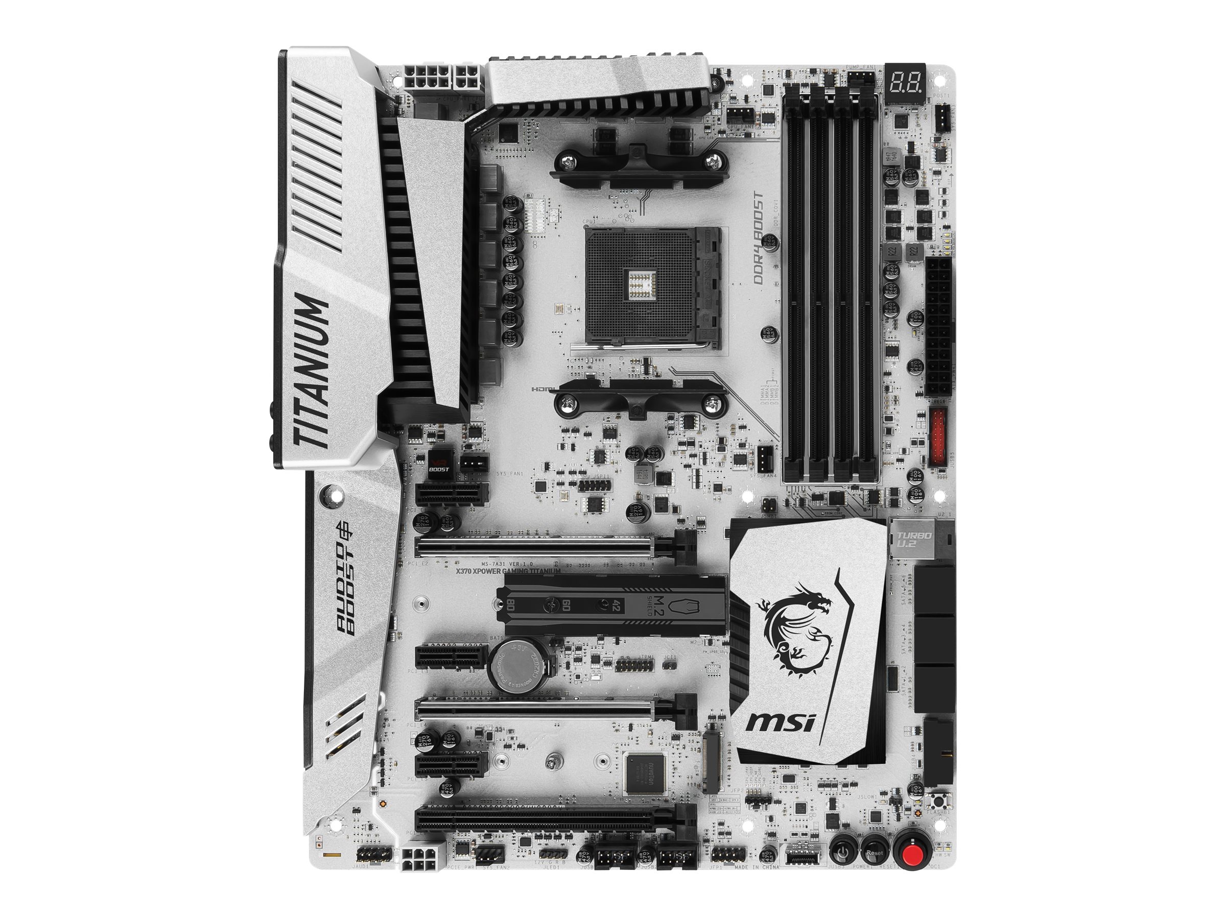 MSI X370 XPOWER GAMING TITANIUM マザーボード MSI X370 XPOWER GAMING TITANIUM | Overview, Specs, Details | SHI