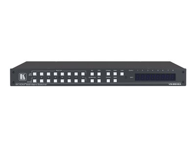Kramer VS-88H2A Video/audio switch 8 x 8 desktop, rack-mountable