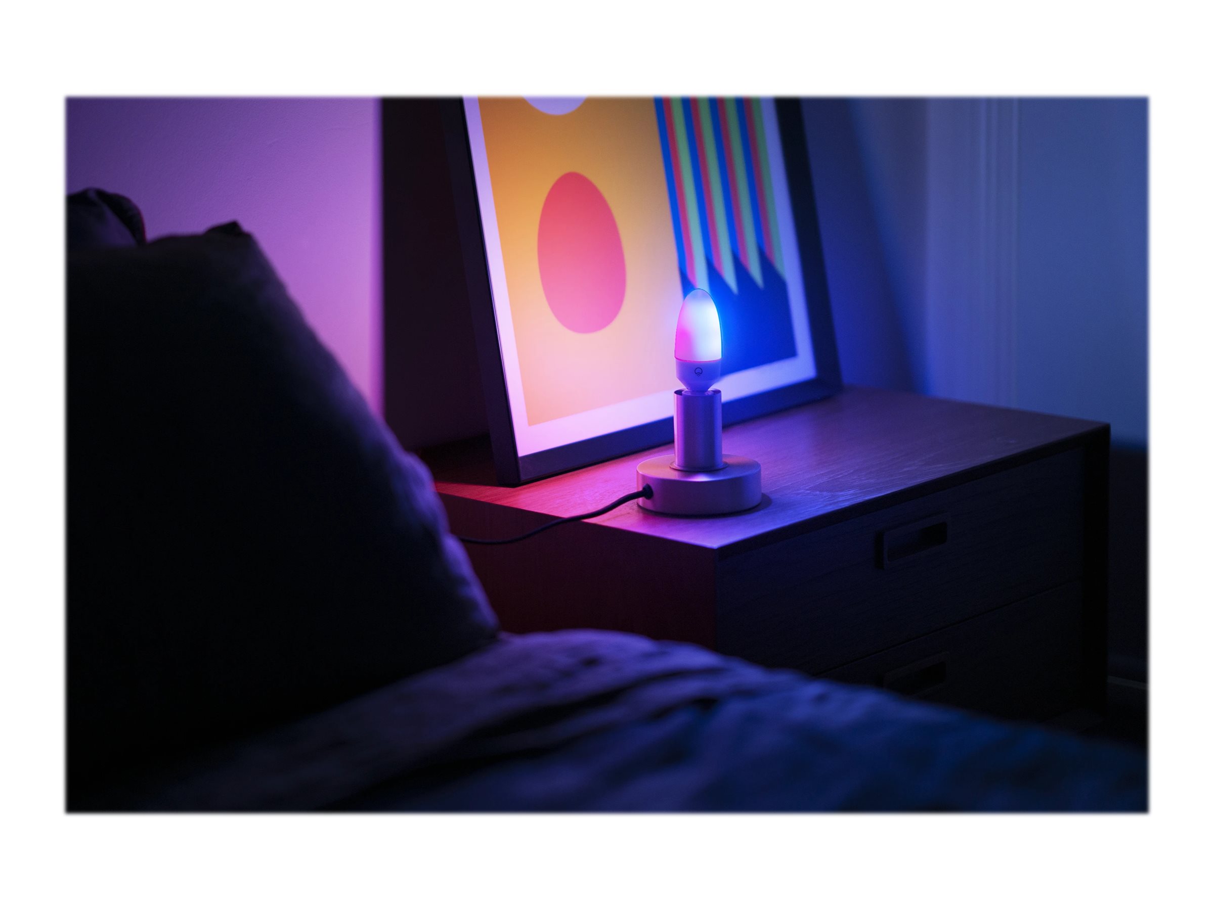 LIFX COLOR LED light bulb shape: candle E14 5 W 16 million Usage / lifestyle Front 73620