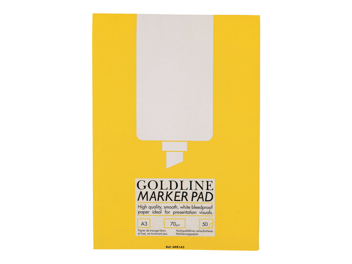 Goldline Marker Pad A3 50 Sheets Goldline Marker Pad A3 50 Sheets