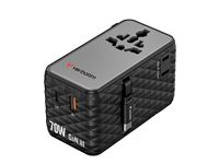 Verbatim Charge 'n' Travel Adapter 70Watt 1xUSB-A 2.0 1xUSB-C