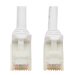 Eaton Tripp Lite Series Safe-IT Cat6a 10G Snagless Antibacterial UTP Ethernet Cable (RJ45 M/M), PoE, White, 7 ft. (2.13 m)