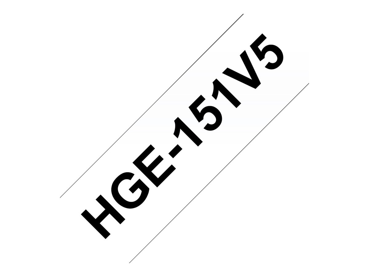 Brother HGE-151V5 - lamino páska - 5 kazeta/y - Role (2,4 cm x 8 m) – foto 3