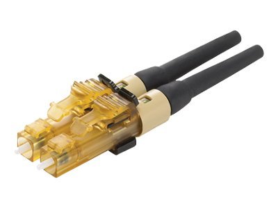 OM1 LC DUPLEX CONN BEIGE/BLACK