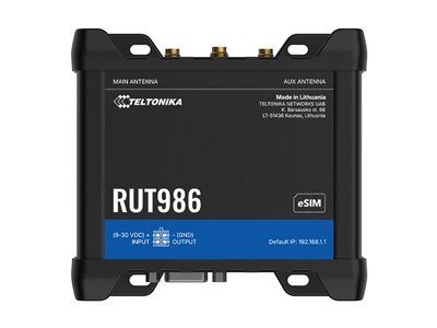 TELTONIKA NETWORKS RUT986 eSIM 4G Router