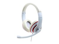 Gembird MHS-03-WTRD Kabling Headset Rød Hvid