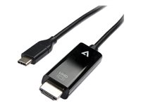 V7 Video/audiokabel HDMI / USB 2m Sort